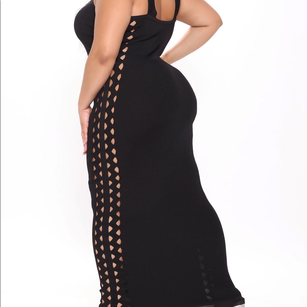 Black cutout sundress